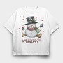 Winter Wine Moment, Tricou Oversize Barbati (Unisex)
