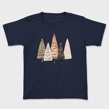 Winter Wishes Trees, Tricou Copii