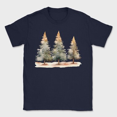 Winter Wonder Forest, Tricou Barbati (Unisex)