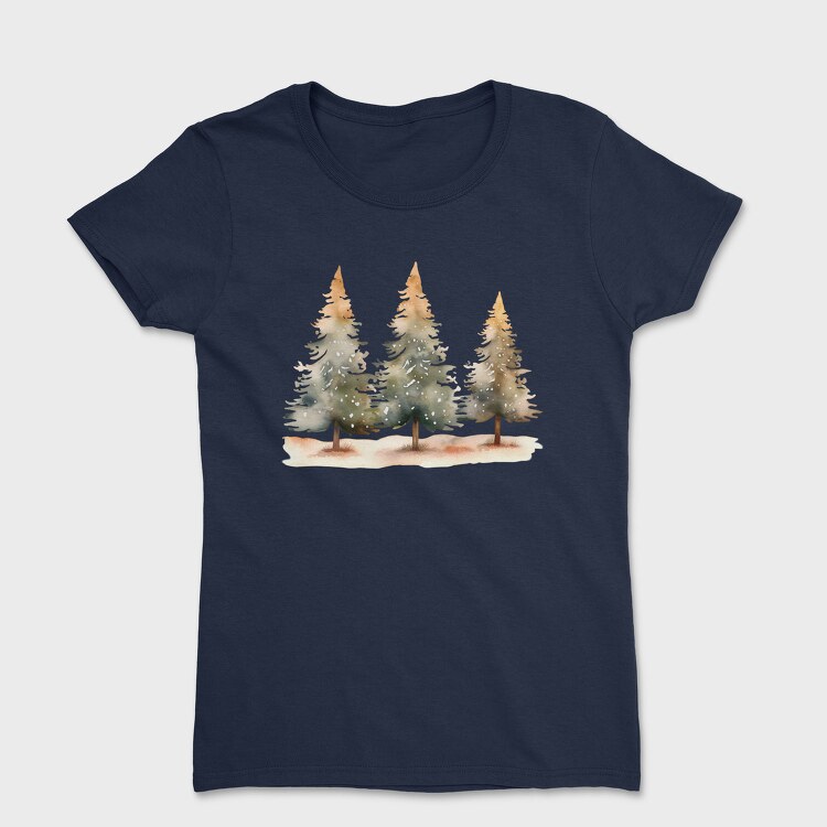 Winter Wonder Forest, Tricou Femei