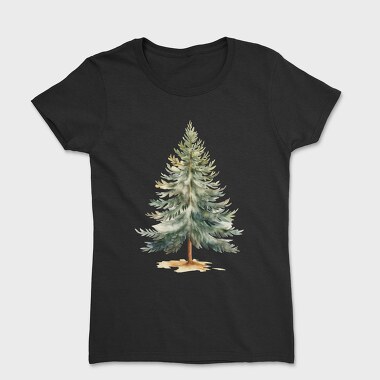Winter Wonder Snow Tree, Tricou Femei