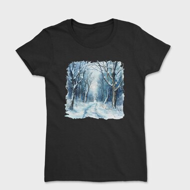 Winter Wonderland Forest, Tricou Femei