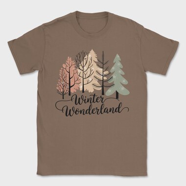 Winter Wonderland Trees, Tricou Barbati (Unisex)