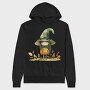 Witch Hat Gnome, Hanorac Oversize Barbati (Unisex)