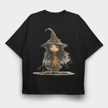 Witch Hat Holly, Tricou Oversize Barbati (Unisex)