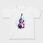 Double Bass Paint Splash, Tricou Copii
