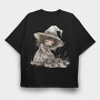 Witchy Girl Spatula, Tricou Oversize Barbati (Unisex)