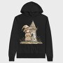 Witchy Hat Gnome, Hanorac Oversize Barbati (Unisex)