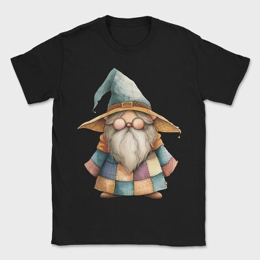 Wizard Gnome Patchwork, Tricou Barbati (Unisex)