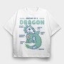Dragon Anatomy, Tricou Oversize Barbati (Unisex)