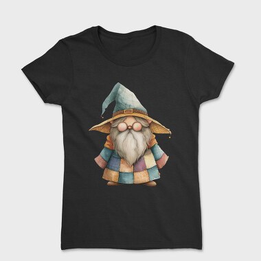Wizard Gnome Patchwork, Tricou Femei