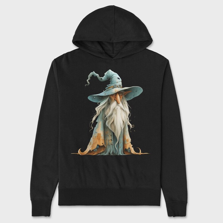 Wizard Hat Gnome, Hanorac Oversize Barbati (Unisex)