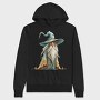 Wizard Hat Gnome, Hanorac Oversize Barbati (Unisex)