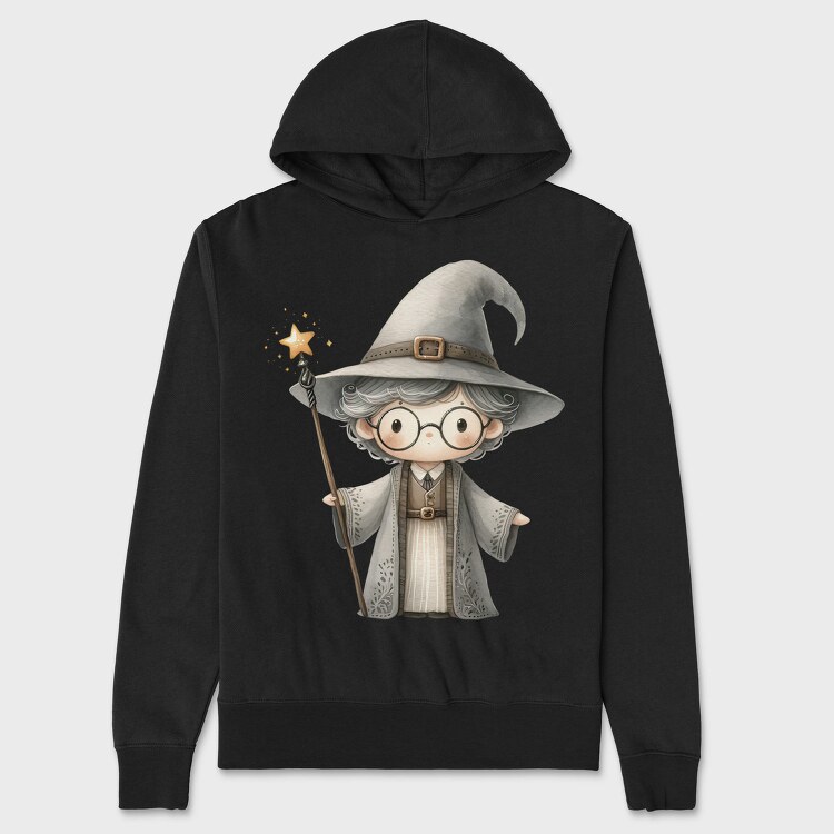 Wizard Hat Wand, Hanorac Oversize Barbati (Unisex)