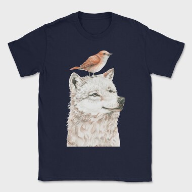 Wolf Bird Stack, Tricou Barbati (Unisex)