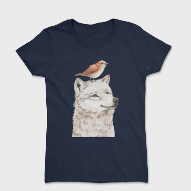 Wolf Bird Stack, Tricou Femei