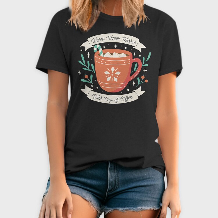 Christmas Coffee Cup, Tricou Barbati (Unisex)