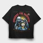 Embrace The Darkness Trend Ghost Scare, Tricou Oversize Barbati (Unisex)