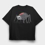 Spider Smiley, Tricou Oversize Barbati (Unisex)
