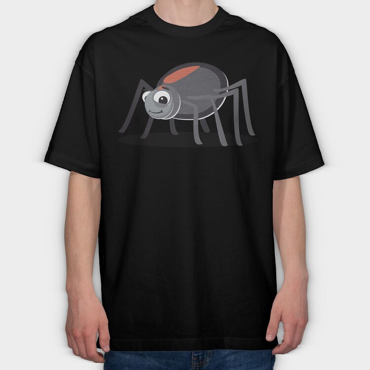 Spider Smiley, Tricou Oversize Barbati (Unisex)