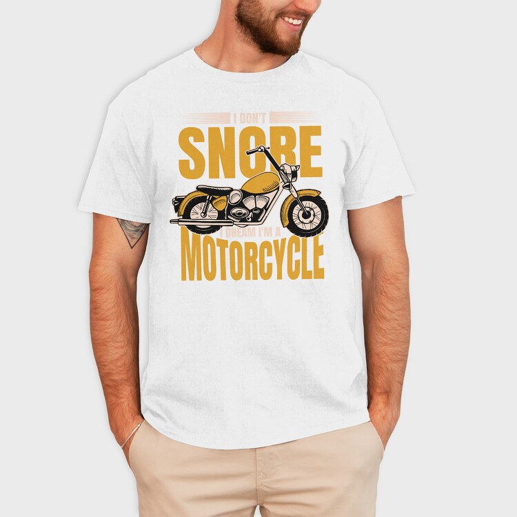 Motorcycle Dream Quote, Tricou Barbati (Unisex)