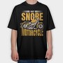 Motorcycle Dream Quote, Tricou Oversize Barbati (Unisex)