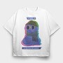Influencer Cat, Tricou Oversize Barbati (Unisex)