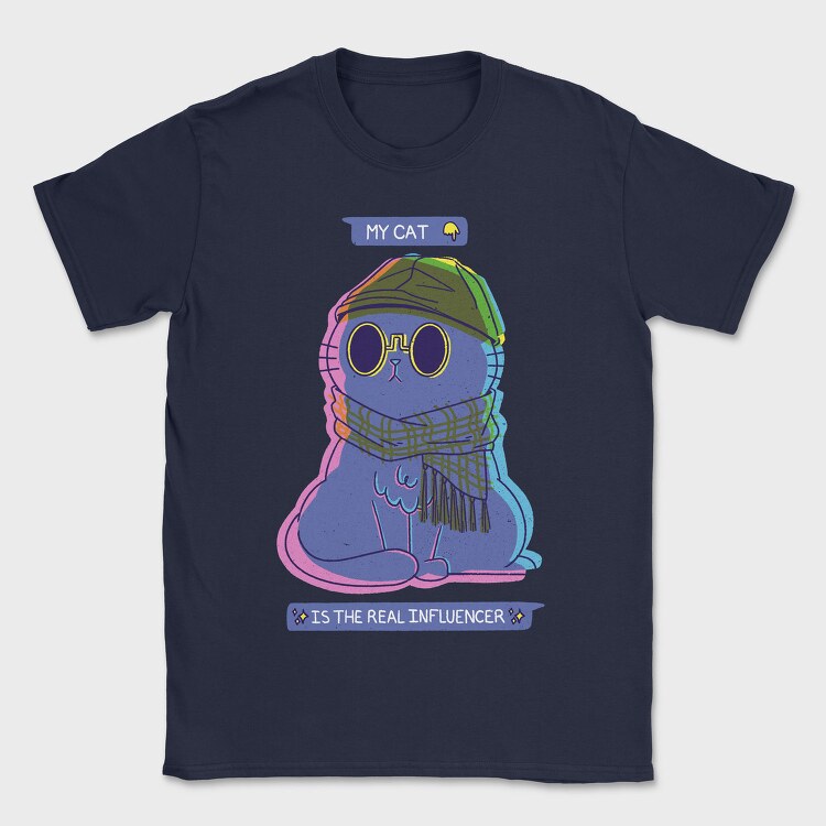 Influencer Cat, Tricou Barbati (Unisex)