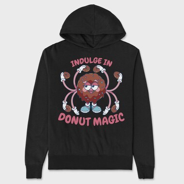Indulge in Donut Magic, Hanorac Oversize Barbati (Unisex)