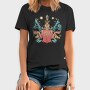 Spiritual Woman Metaverse Colorful Illustration, Tricou Barbati (Unisex)