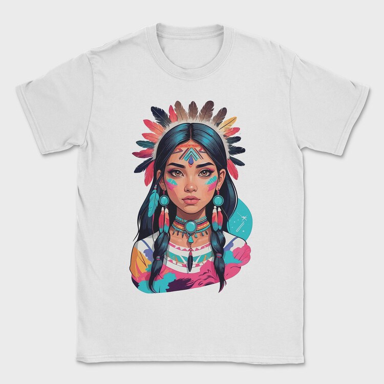 Indian Woman, Tricou Barbati (Unisex)