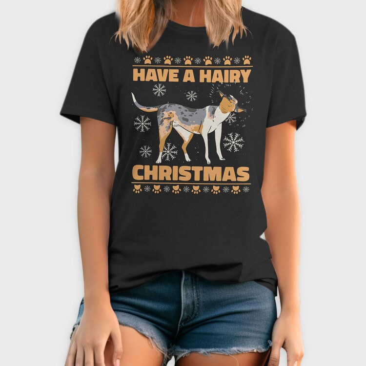 Christmas Dog Hair X Mas, Tricou Barbati (Unisex)