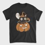 Black Cat Inside Pumpkin, Tricou Barbati (Unisex)