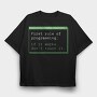 If It Works Dont Touch It, Tricou Oversize Barbati (Unisex)