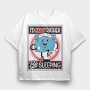 Id Much Rather Be Sleeping, Tricou Oversize Barbati (Unisex)