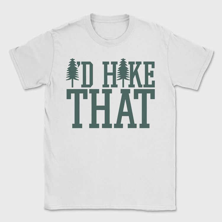 Id Hike That, Tricou Barbati (Unisex)