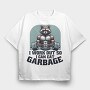 I Work Out So I Can Eat Garbage, Tricou Oversize Barbati (Unisex)