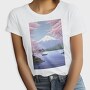 Mount Fuji Japanese Landscape Poster, Tricou Femei