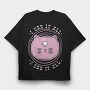 I See It All Cat, Tricou Oversize Barbati (Unisex)