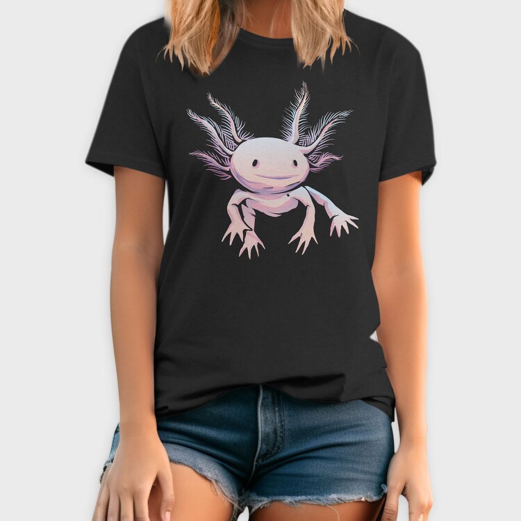 Realistic Axolotl Animal, Tricou Barbati (Unisex)