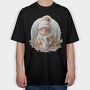 Winter Squirrel Hat, Tricou Oversize Barbati (Unisex)