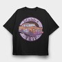 Hippie Car, Tricou Oversize Barbati (Unisex)