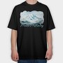 Mount Mckinley Alaska, Tricou Oversize Barbati (Unisex)