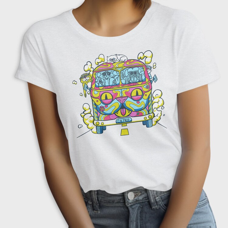 Hippie Cat Van, Tricou Femei