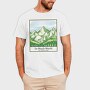 Mountain And Pine Trees Landscape Quote, Tricou Barbati (Unisex)