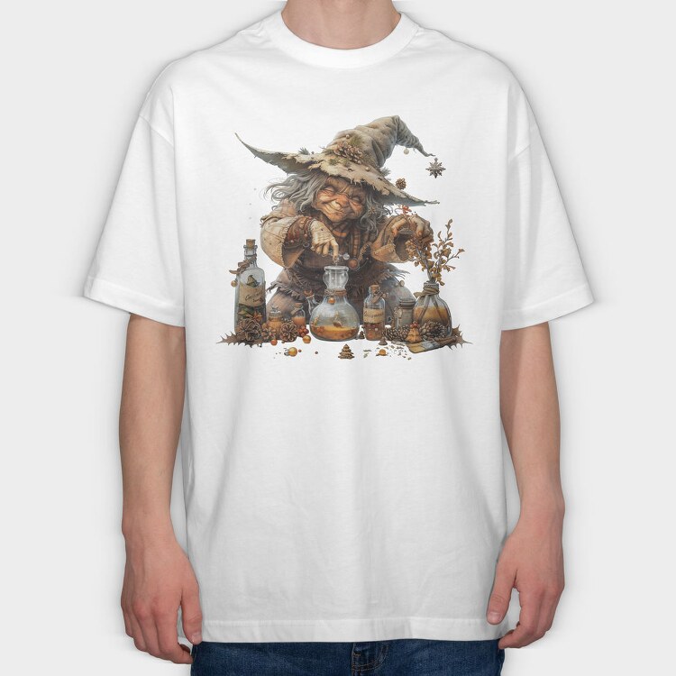 Wizard Christmas Berry, Tricou Oversize Barbati (Unisex)