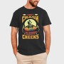 Mountain Bike Quote Illustration, Tricou Barbati (Unisex)