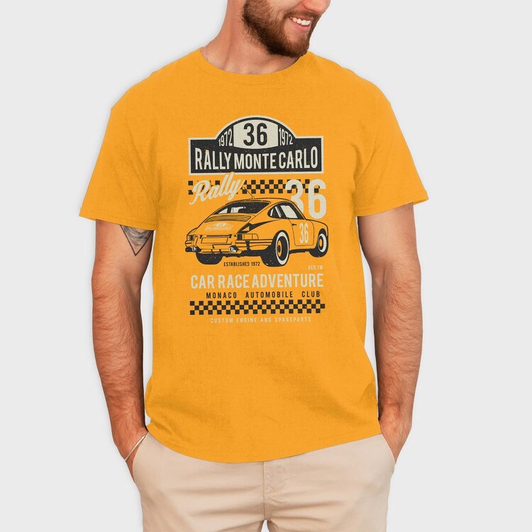 Rally Monte Carlo, Tricou Barbati (Unisex)