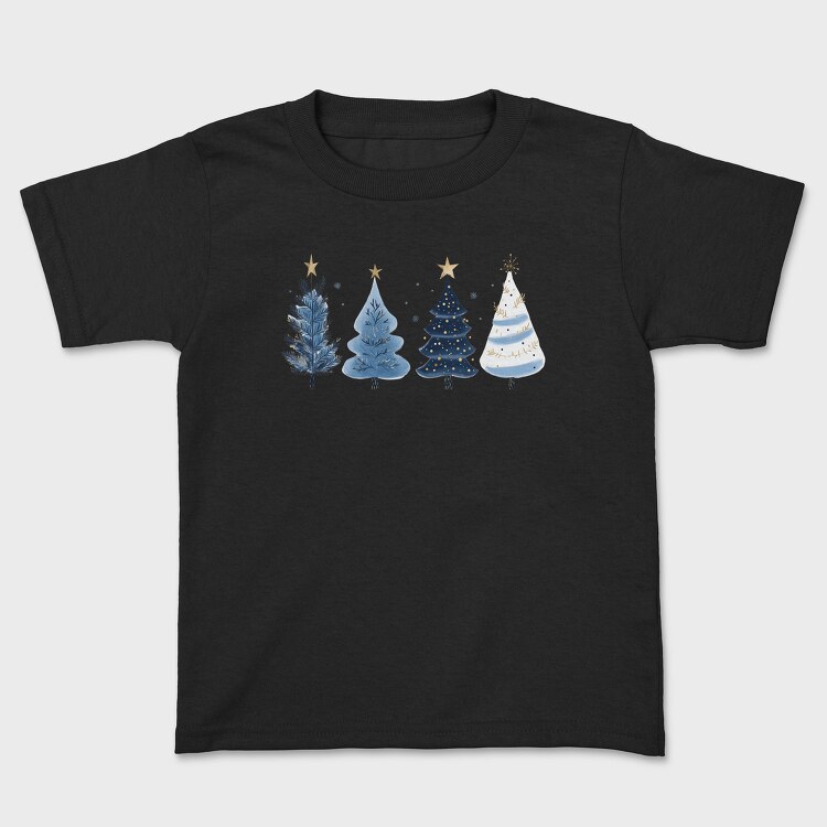 Winter Navy Trees, Tricou Copii