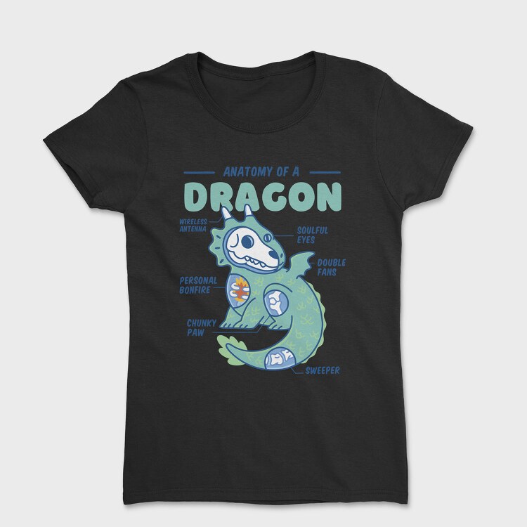 Dragon Anatomy, Tricou Femei
